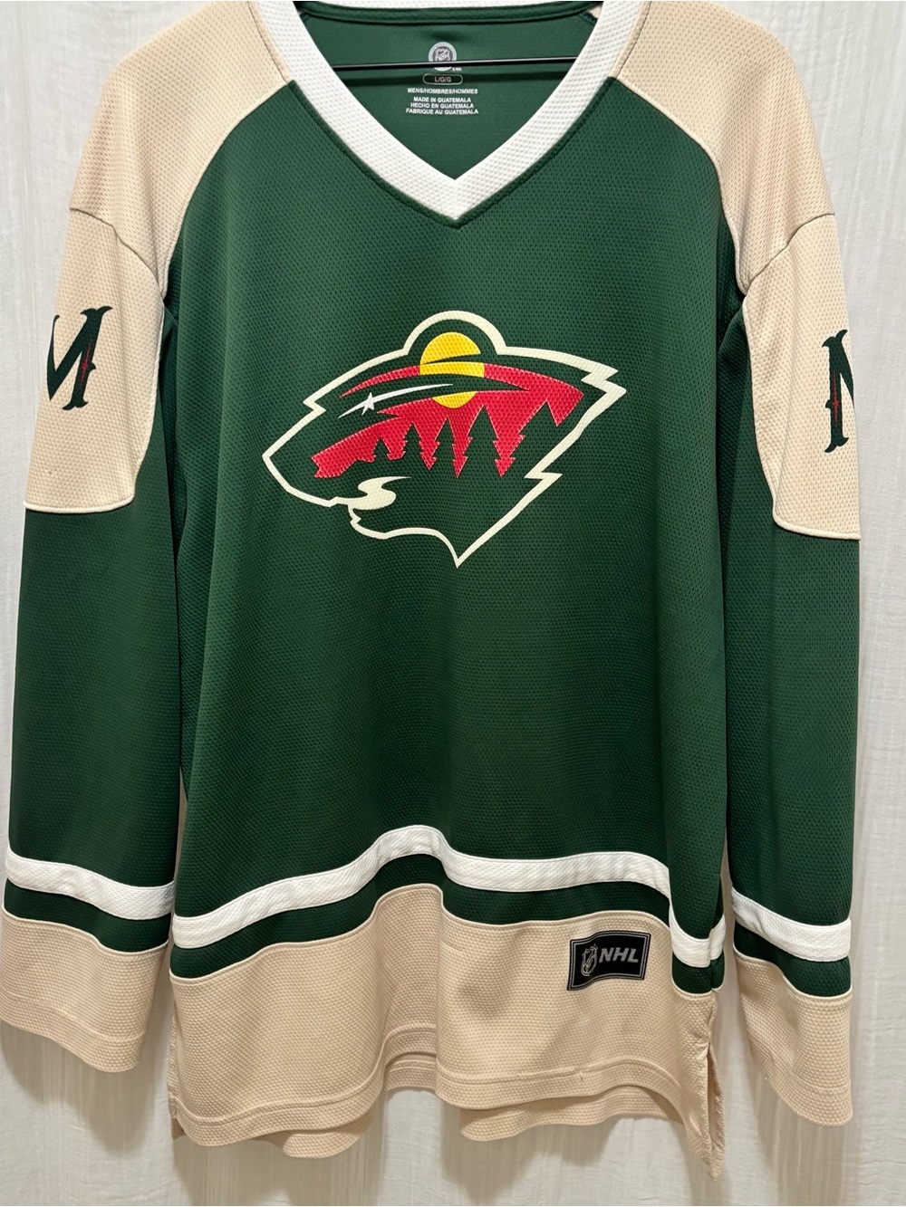 Minnesota Wild Green & Cream NHL Jersey
